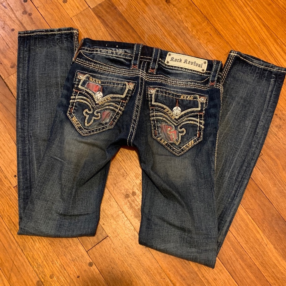 Rock Revival RAVEN Straight Leg Stretch Jean